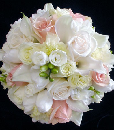 Sweet White and Pink Bouquet