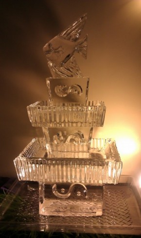 Shrimp Display Ice Sculpture