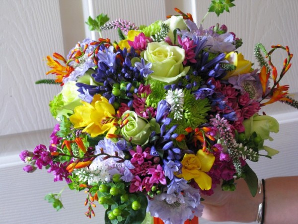 Colourful Summer Wedding Bouquet