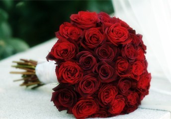 Romantic Rose Wedding Bouquet
