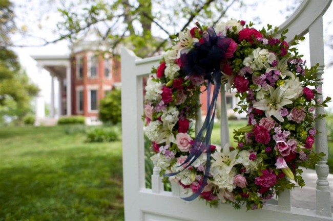 In the Garden Wedding Wreath