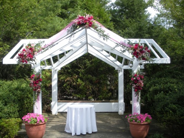 White Wedding Arch