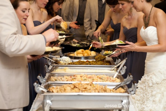 Standing in Line for Delicious Food