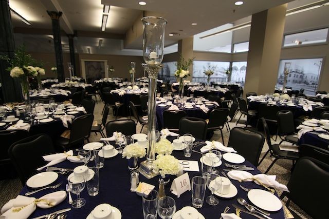 Gorgeous Black & White Wedding Reception 