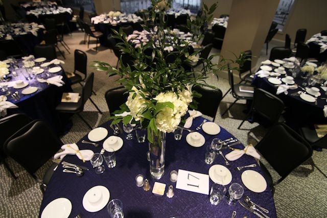 Gorgeous Purple & Green Wedding Reception