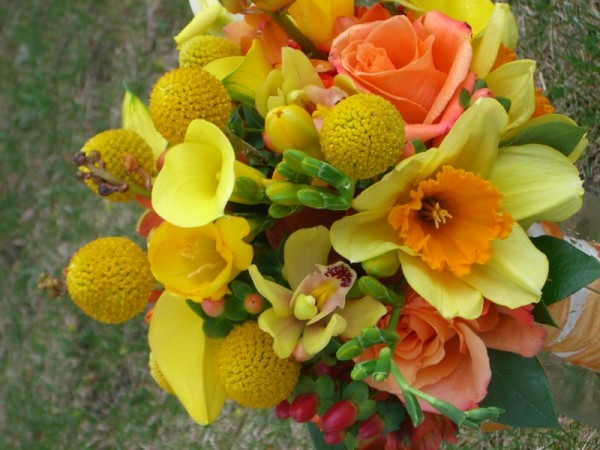 Spring Time Color Wedding Bouquet