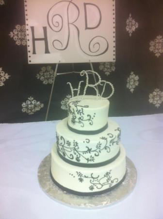 3 Tiered Wedding Cake