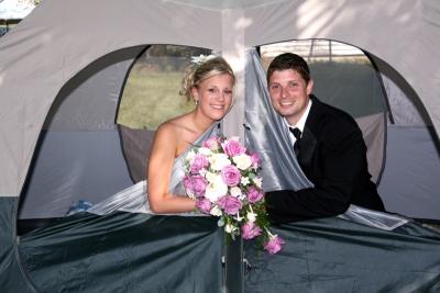 A Camper's Dream Wedding Photo