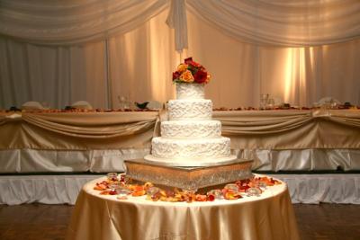 Towering Wedding Cake