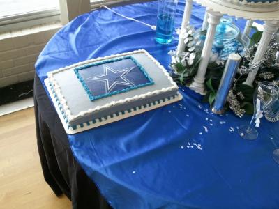Dallas Cowboys Groom Cake