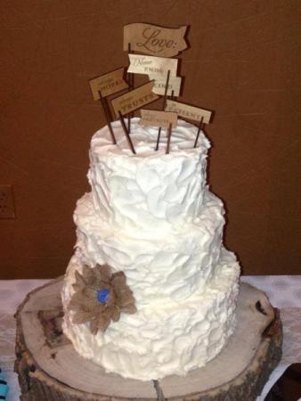 3 Tiered Wedding Cake