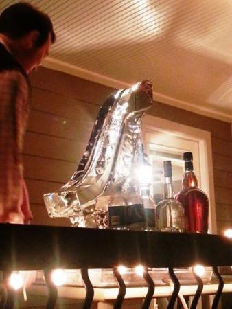 Party with an Ice Drink Luge
