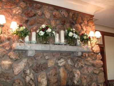 Mantle Flowers Arrangements 