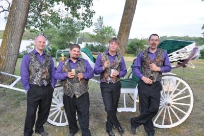 Groom and groomsmen