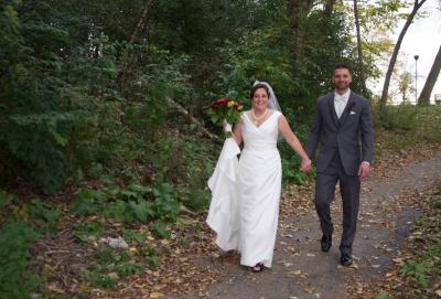 Bride & Groom Outdoors