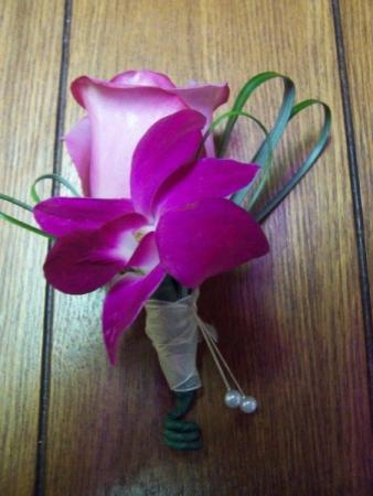 Pink Boutonneire