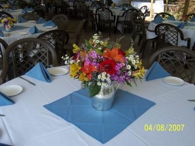Colorful Reception Centerpiece