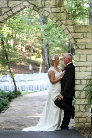 Couple at Stone Archway