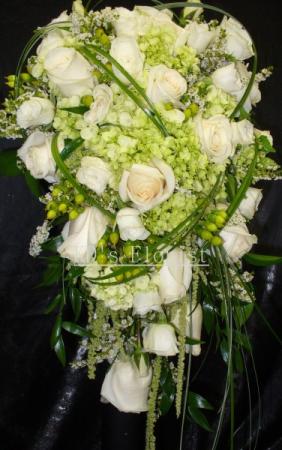 Ivory & Green Bridal Bouquet
