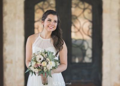 Gorgeous Bridal Portrait with Bouquet