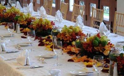 Fall Wedding Reception Centerpieces