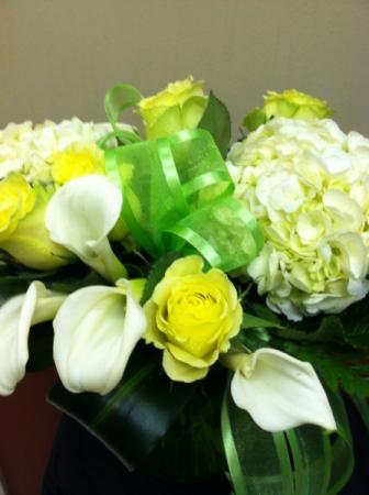 Hydrangeas, Roses & Calla Lilies