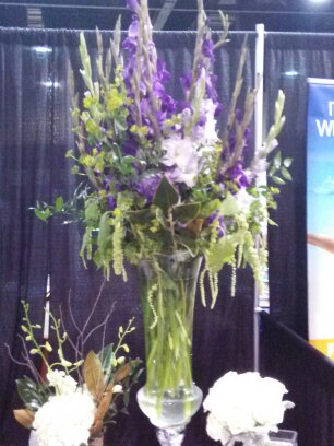 Purple & Green Arrangement