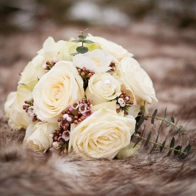 Stunning Ivory Wedding Bouquet