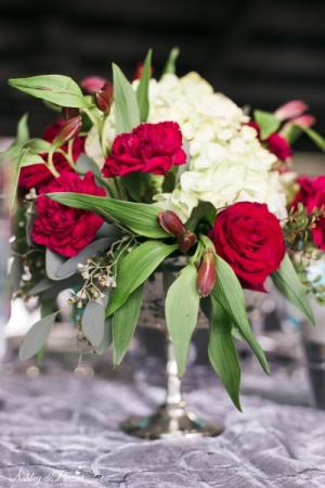 Beautiful Red Centerpieces