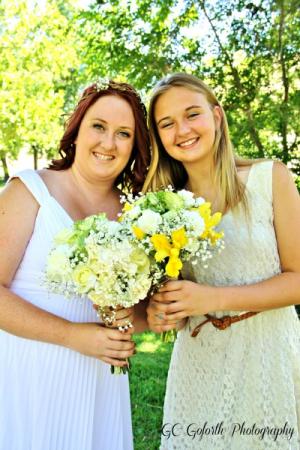 Bride And Her Bridesmaid