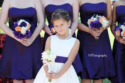The Cute Little Flower Girl