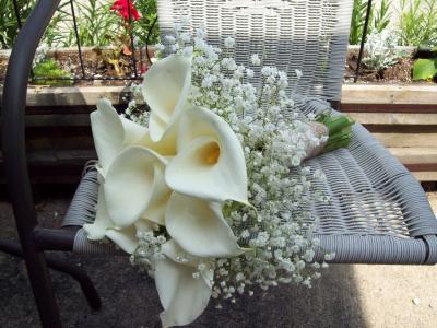 White Calla Bouquet