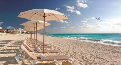 Paradise for your honeymoon. (Beach Palace in Cancun, Mexico)