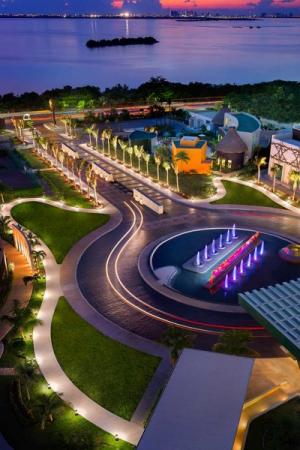 Aerial View Of The Fountain