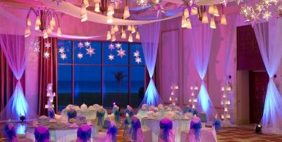 Glowing Wedding Reception