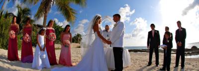 Romance at its finest when you have a destination wedding. (El Cozumeleno Beach Front in Cozumel, Mexico)
