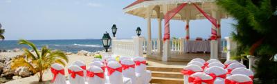 Beach Gazebo Wedding Setup