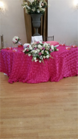 Pink Table Cloth