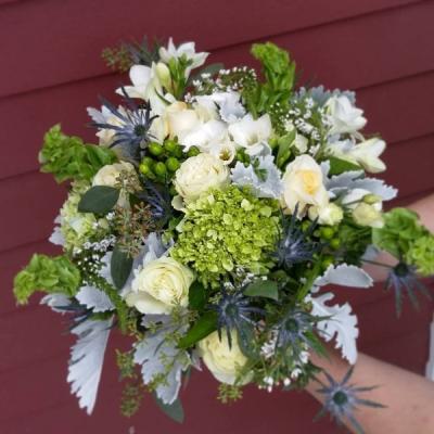 Blue and Green Bouquet