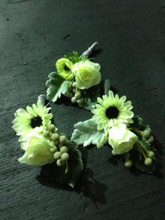 Winter Themed Boutonnieres