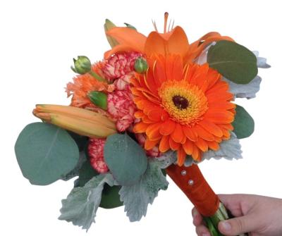 Orange and Red Bouquet
