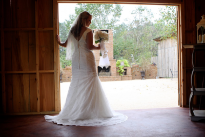 Bride in Barn