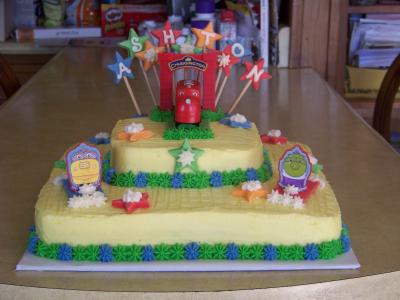 Adorable Train Birthday Cake