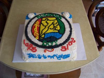Best Wishes Art Cake