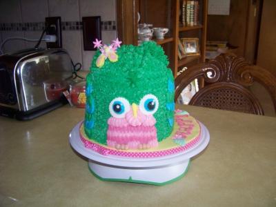 Cute Bird Birthday Cake