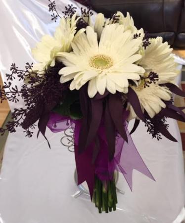 Bride's Bouquet - Gerbera's Tahoe Wedding