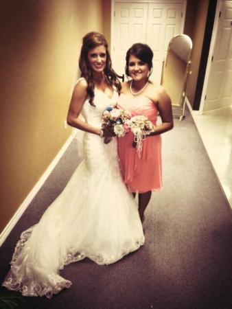 Bride and Bridesmaid