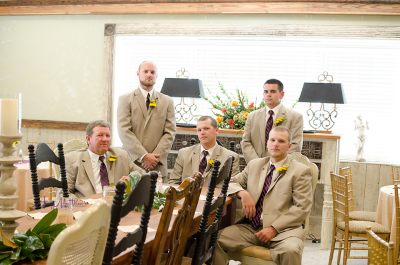 Groomsmen Relaxing Before the Ceremony