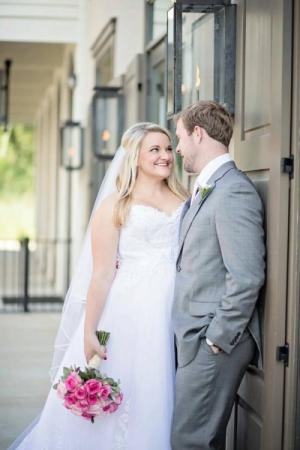 Stunning Bride in a Classic Wedding Dress