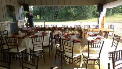 Outdoor Wedding Reception 